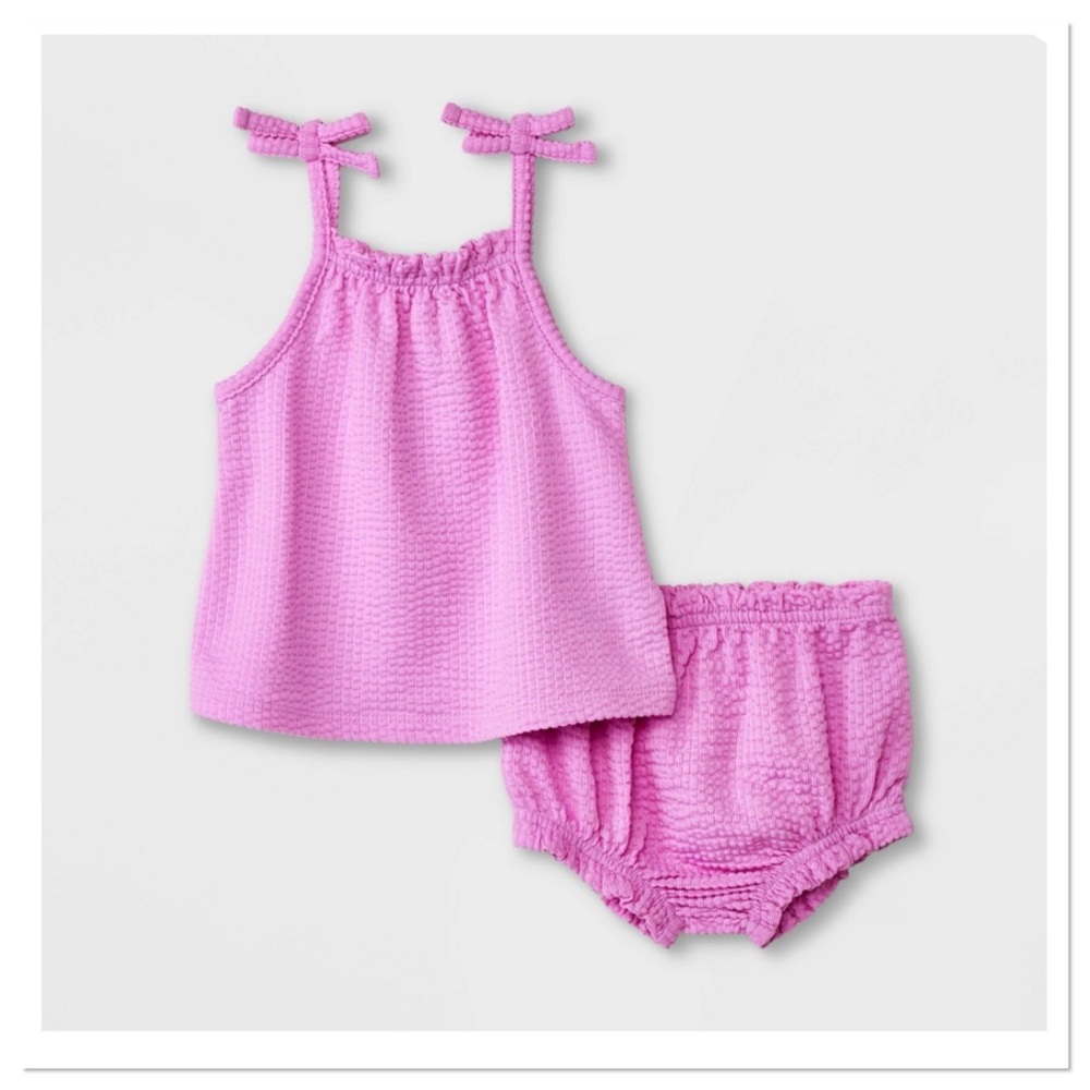 Cat & Jack Pink Kids Matching Set